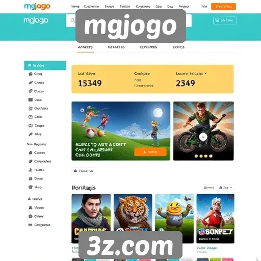 mgjogo | Análise da interface do site mgjogo